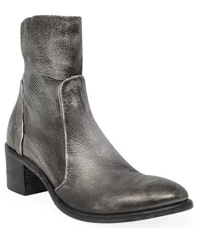 Madison Maison Antique Silver Leather Ankle Boot