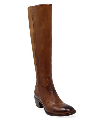 Madison Maison Cognac Knee High Boot In Brown