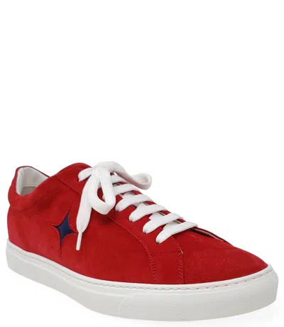Madison Maison ™ Red Suede Sirius Star Mens Sneaker In 45
