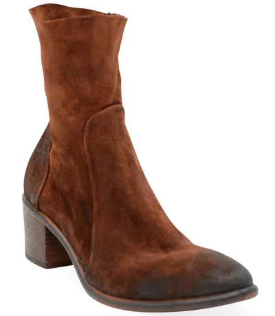 Madison Maison Tan Suede Ankle Boot In Brown