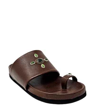 Madison Maison ™ Tyche Chocolate Toe Ring Sandal In 41