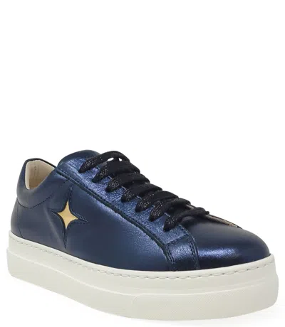 Madison Maison Moma X ™ Navy Leather Platform Sneaker In 41
