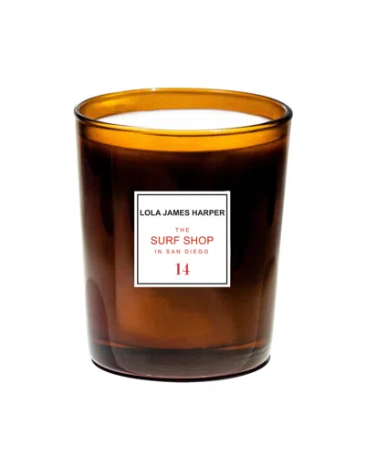 Lola James Harper 14 The Surf Shop In San Diego Candle In Brown