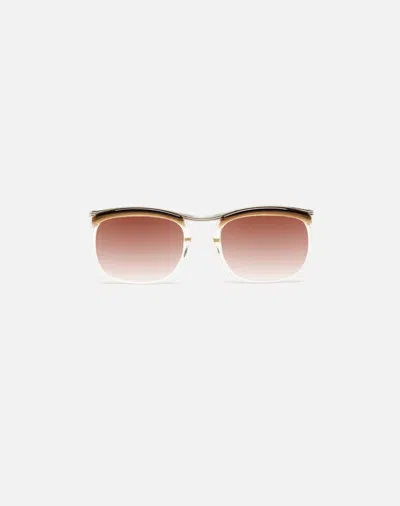 Marketplace 70s Henry Julienne Gradient Sunglasses In Silver