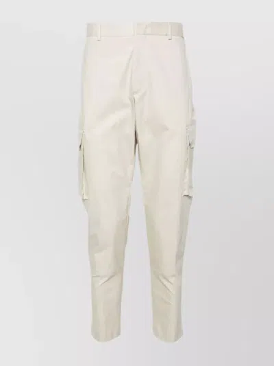 Pt Torino Tapered-leg Cargo Trousers In Neutrals