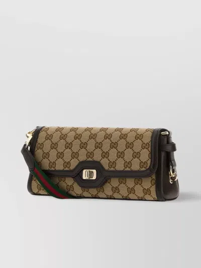 Gucci Luce Small Gg Canvas Shoulder Bag In Multicolor