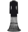 STELLA MCCARTNEY CRÊPE AND TULLE GOWN,P00278959