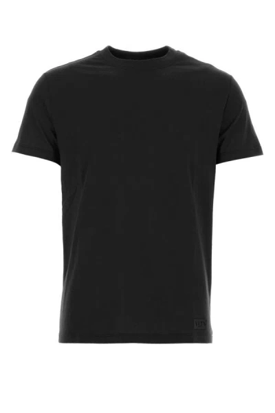 Valentino Garavani Man Black Cotton T-shirt