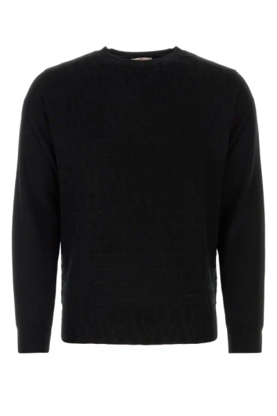 Valentino Garavani Man Black Wool Sweater