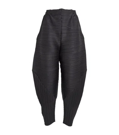 Issey Miyake Thicker Bounce Trousers In Black