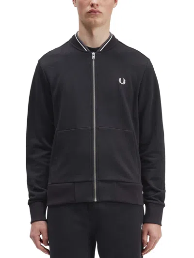 Fred Perry Sweatshirt With Logo In Black