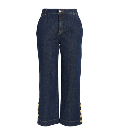 Simkhai Wide-leg Hyra Jeans In Blue