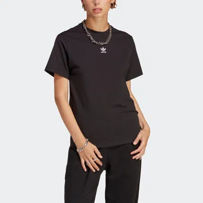 Adidas Originals Adicolor Essentials Cotton T-shirt In Black