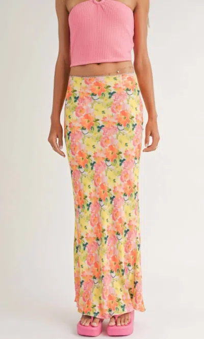 Sage The Label On The Road Maxi Skirt In Multi