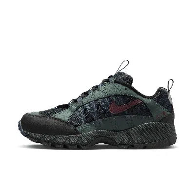 Nike Air Humara Qs Leather-trimmed Mesh Sneakers In Faded Spruce/night Maroon-obsidian