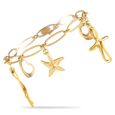 Tiffany & Co Elsa Peretti 18k Yellow Gold Five Charms Bracelet Ti17-051524