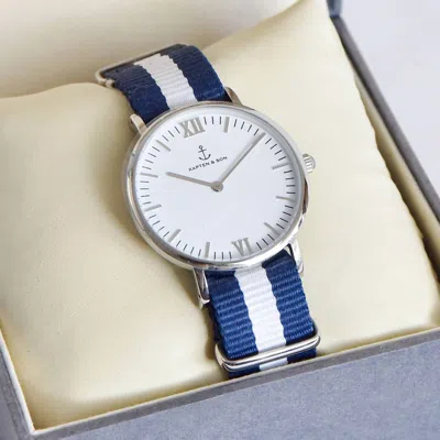 Kapten & Son Unisex - Campina Watch In Darkblue/silver In Multi