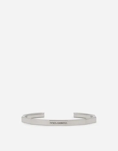 Dolce & Gabbana Dolce&gabbana Logo Bracelet In Metallic