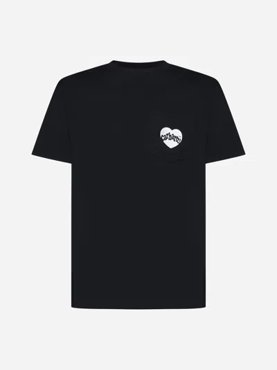 Carhartt T-shirt In Black,white