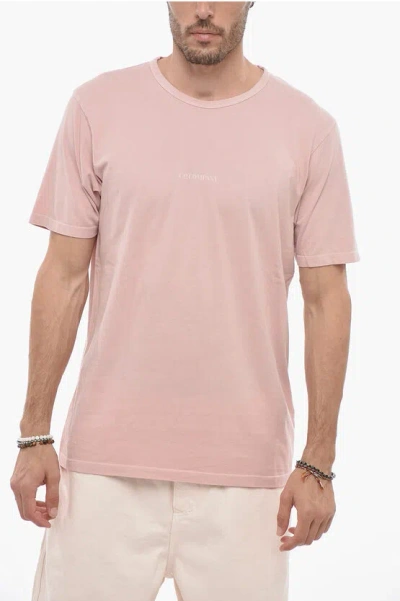 C.p. Company Jersey T-shirt In Pink