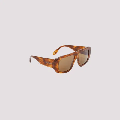 Giorgio Armani Brown Irregular-shaped Sunglasses