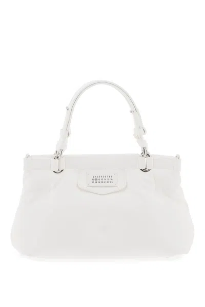Maison Margiela Small Glam Slam Handbag In White