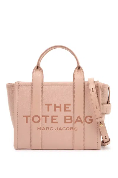 Marc Jacobs The Leather Small Tote Bag In Pink