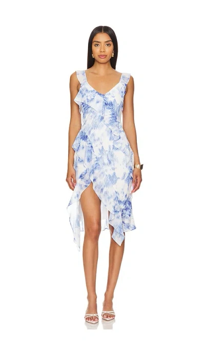 Amanda Uprichard X Revolve Cantara Dress In Baby Blue