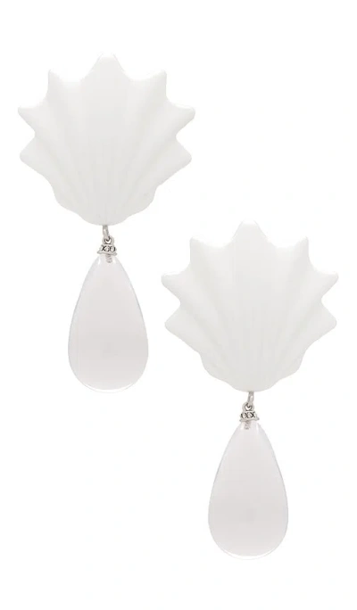 Julietta Isola Bella Earrings In White