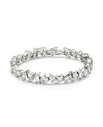 Vrai Illuminate Bracelet In 14k White Gold, 19.0ctw Mixed Shaped Lab Grown Diamonds