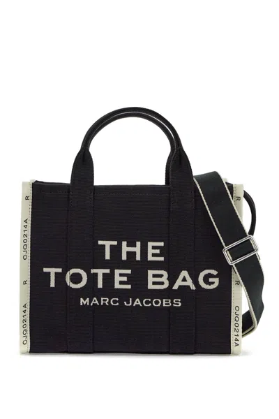 Marc Jacobs Medium Bag 'the Jacquard Tote' In 黑色的