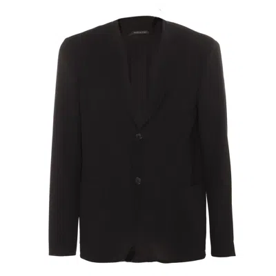 Giorgio Armani Jackets In Black