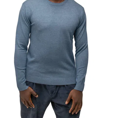 X-ray Men's Basic Crewneck Pullover Midweight Sweater In Blue