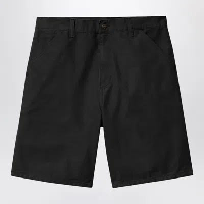Carhartt Wip Single Knee Short In Black