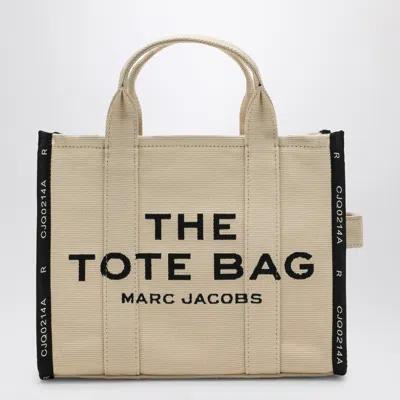 Marc Jacobs The Medium Tote Bag In Sand Coloured Jacquard