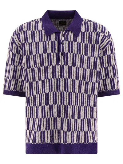 Needles Arrow Polo Shirts In Purple