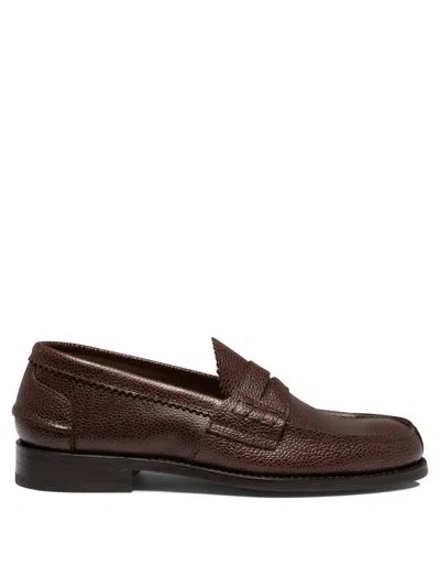 Saxone Of Scotland "arran" Loafers In Brown