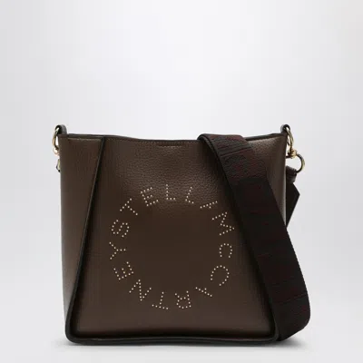 Stella Mccartney Stella Mc Cartney Logo Brown Shoulder Bag