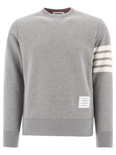 Thom Browne '4 Bar' Sweatshirt In Gray