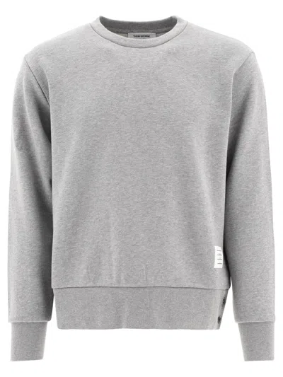 Thom Browne Loopback Sweatshirts In Grey