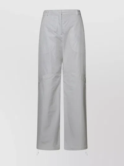 Moncler Ankle Drawstring Pants In White