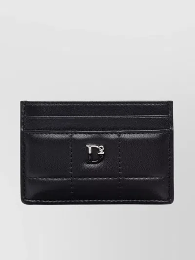 Dsquared2 D2 Black Leather Card Holder