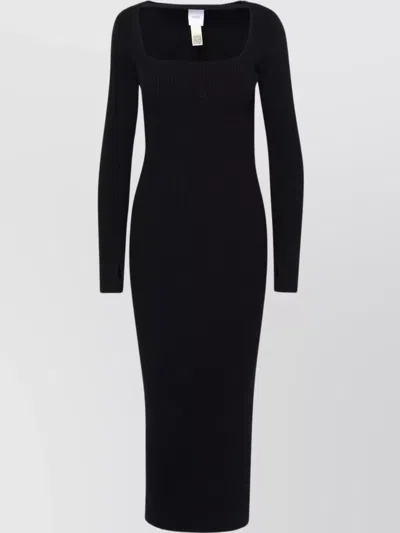 Patou Black Wool Dress