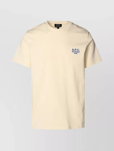Apc T-shirt New Raymond In Neutrals