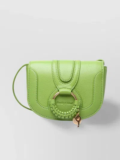See By Chloé Small Hana Green Leather Bag