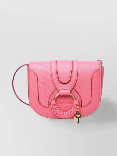 See By Chloé Small Hana Pink Leather Bag In Nude & Neutrals