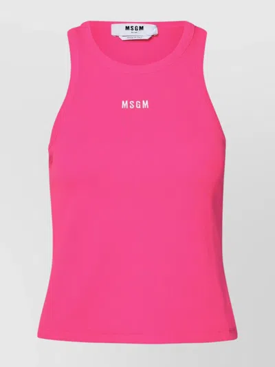 Msgm Logo Dinghy In Pink