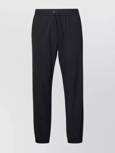 Moncler Man Black Polyamide Blend Trousers