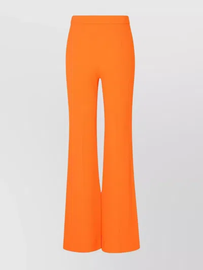 Patou Pants Flare Buttons In Orange