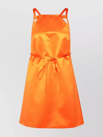 Patou Orange Polyester Dress